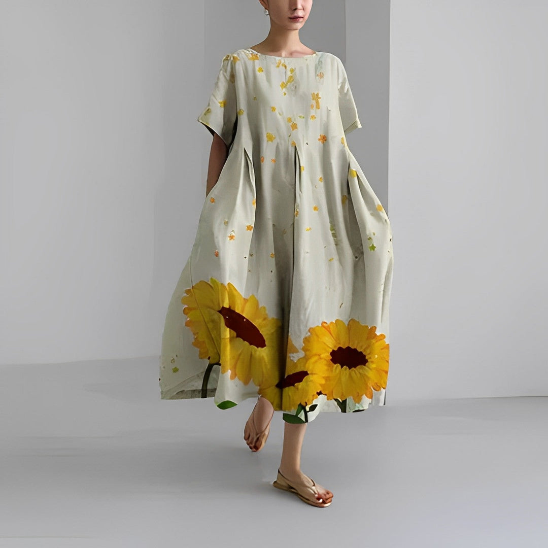 Rowan - Robe florale confortable