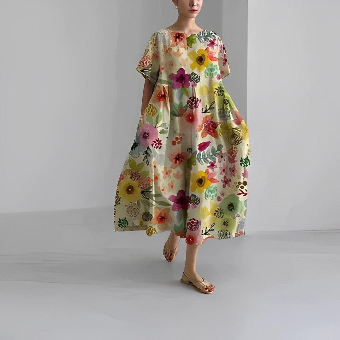 Rowan - Robe florale confortable