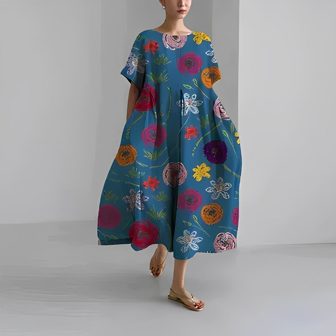 Rowan - Robe florale confortable