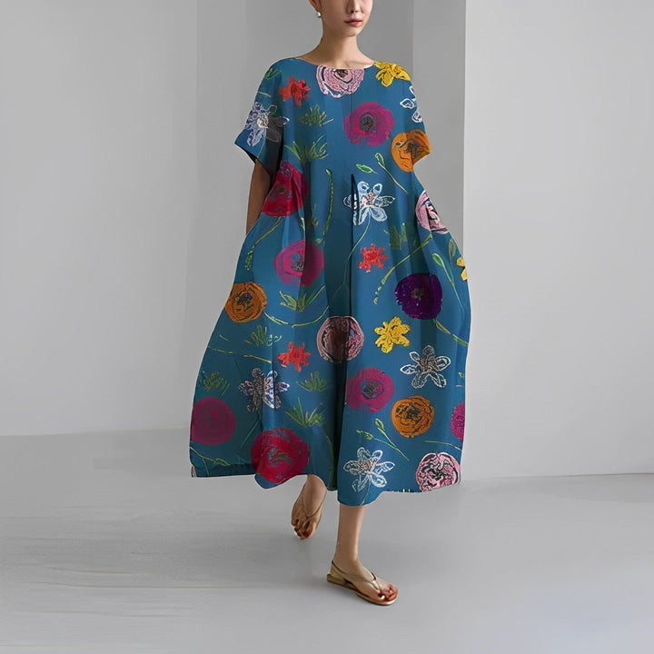 Rowan - Robe florale confortable