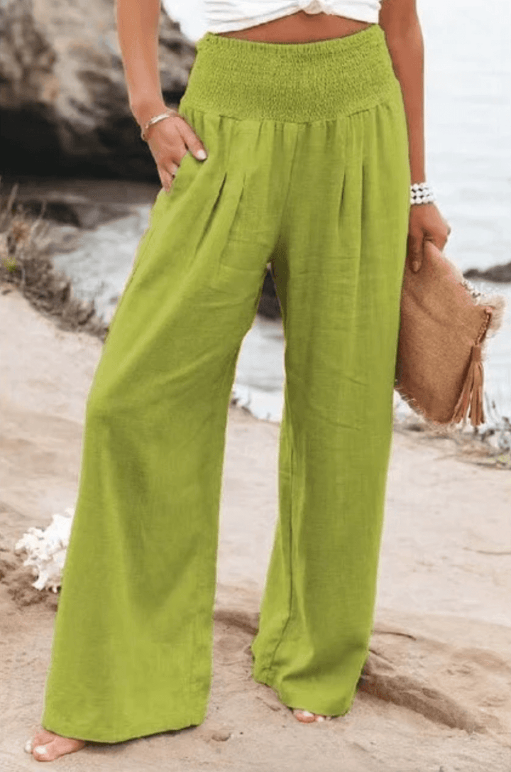 Zephyra - Taille haute Pantalon palazzo