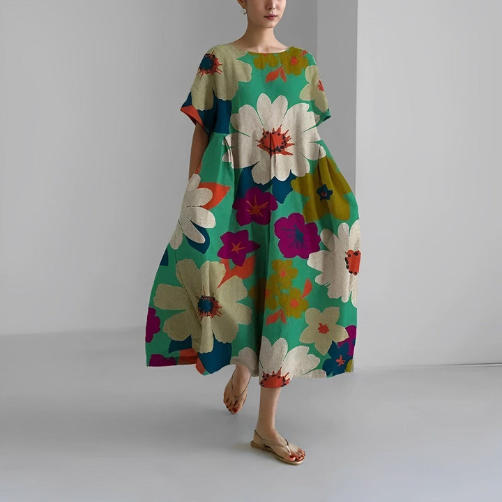 Rowan - Robe florale confortable