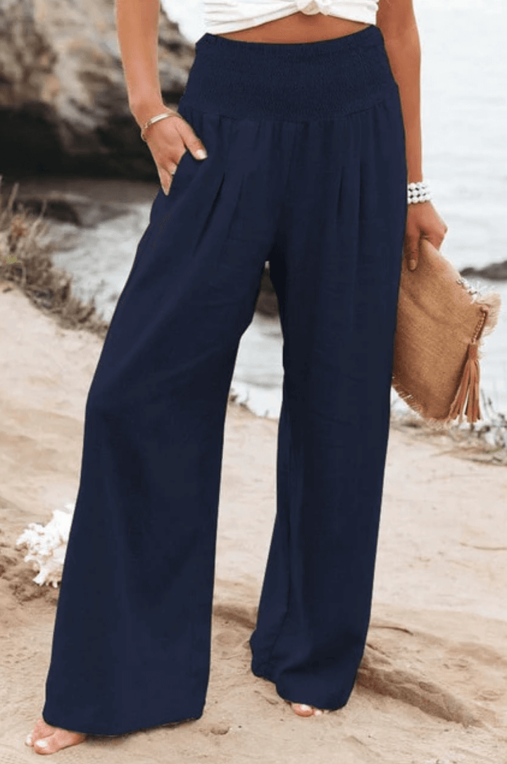 Zephyra - Taille haute Pantalon palazzo